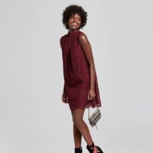 Xhilaration Berry Lace Dress size XS